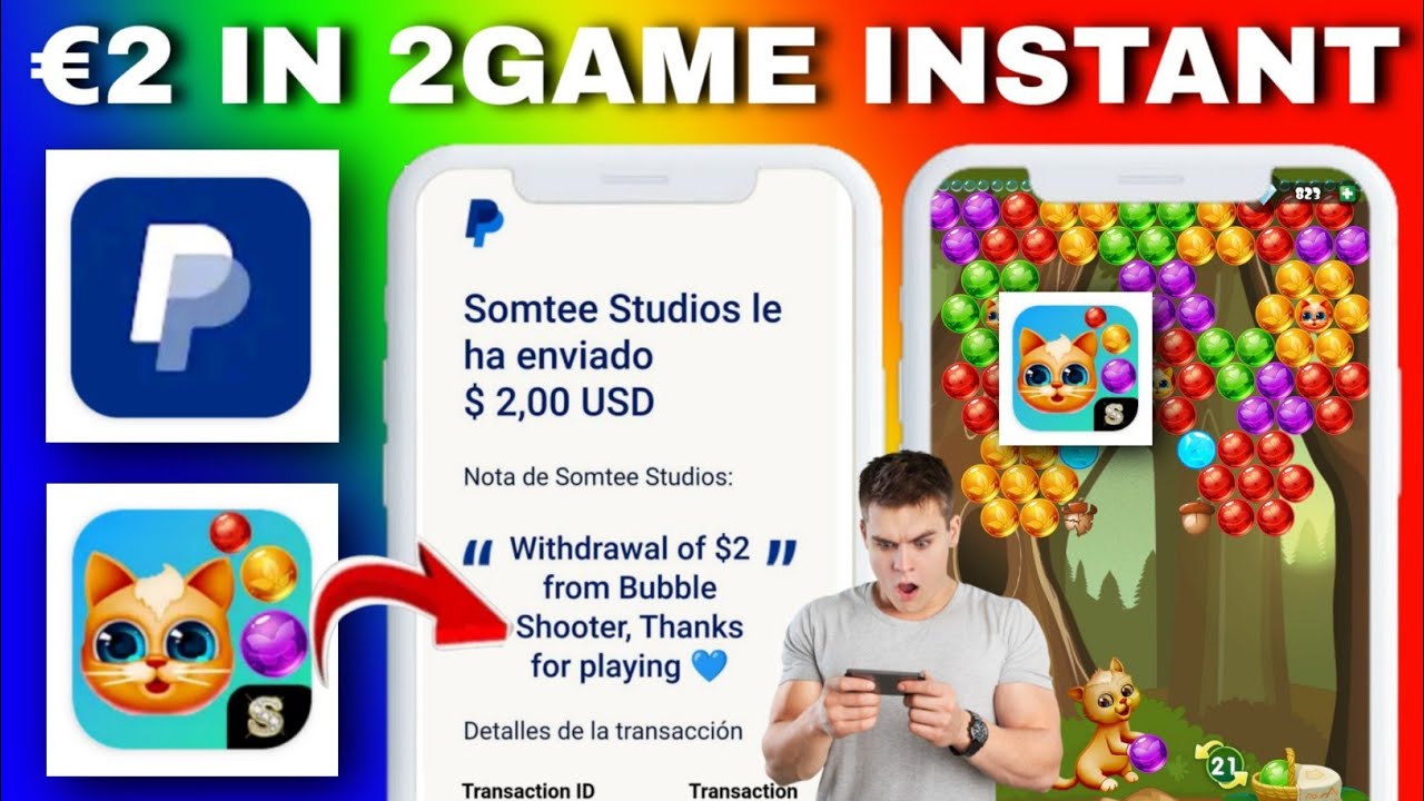 Bubble Shooter | PayPal Money Earning Apps | PayPal Games