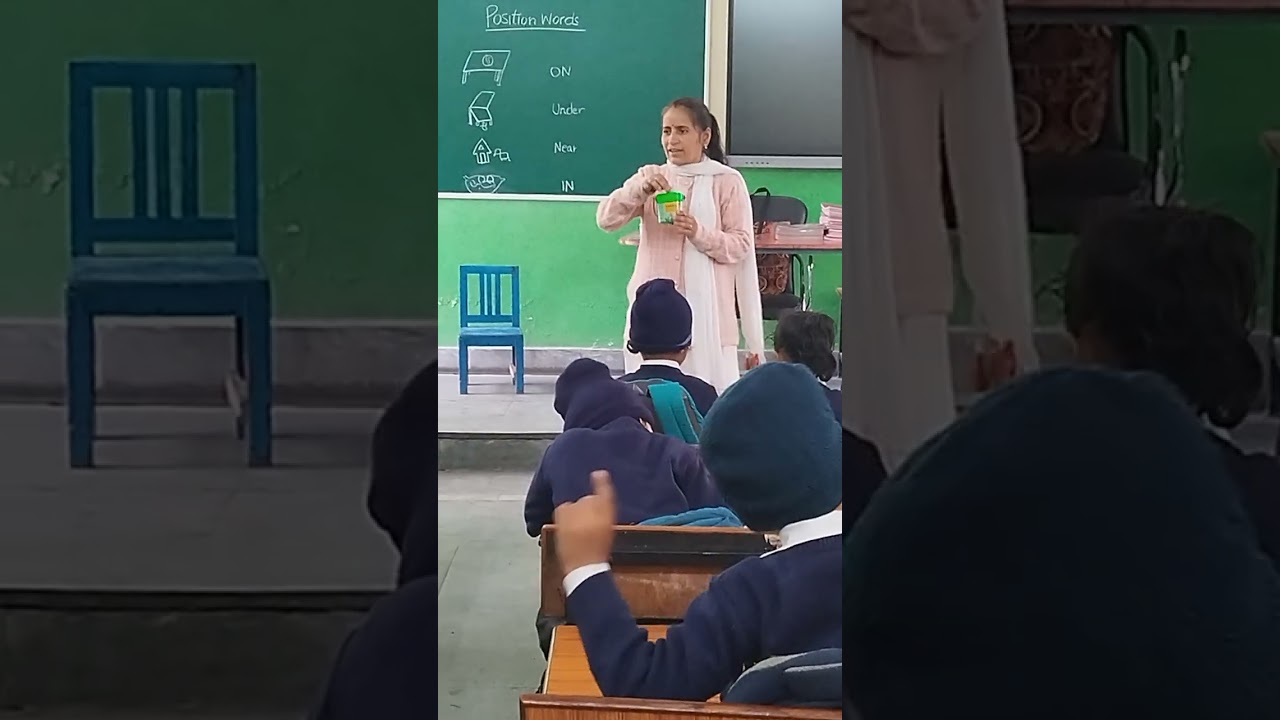 Position words ( in, on, under, near) 