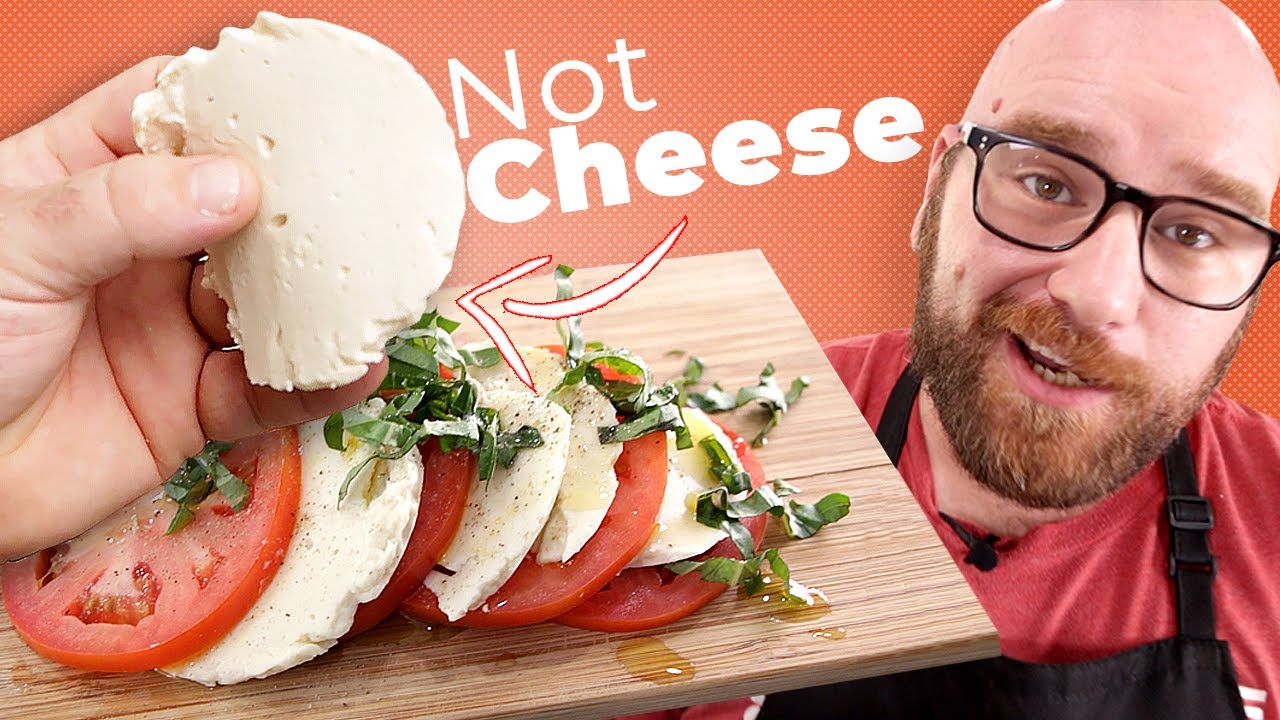 Incredibly REAL Vegan Mozzarella from Pea Milk - ONLY 4 INGREDIENTS