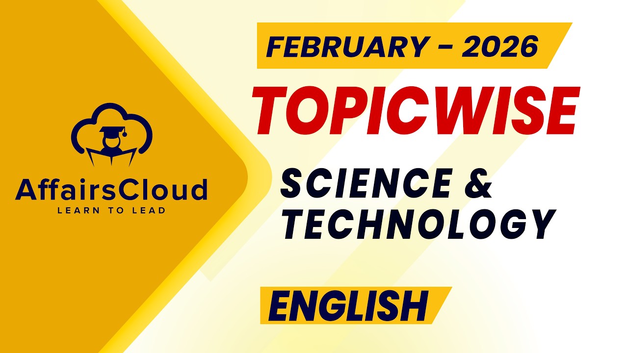 February 2026 - Science & technology and Environment | English | AffairsCloud