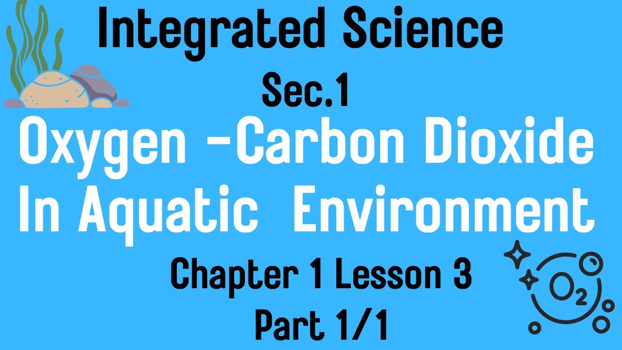 Sec.1Integrated science_Oxygen -Carbon Dioxide In Aquatic  Environment _Ch1 L 3 |Part 1_1|1st Term
