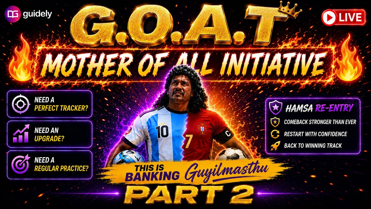 🔥 G.O.A.T LIVE | Mother Of All Initiative | The Ultimate Banking Upgrade Every Aspirant Needs 🏆