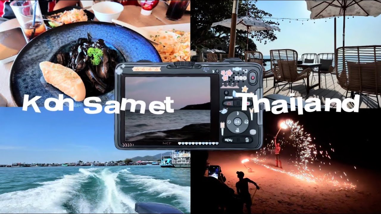 Vlog Koh Samet, Thailand with Friends 🌊🌺🥥 | Kam Pantip