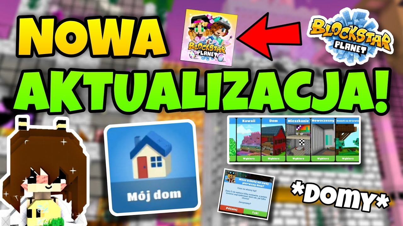 NOWA AKTUALIZACJA na BSP! 😱*domy* 😱BlockStarPlanet😱