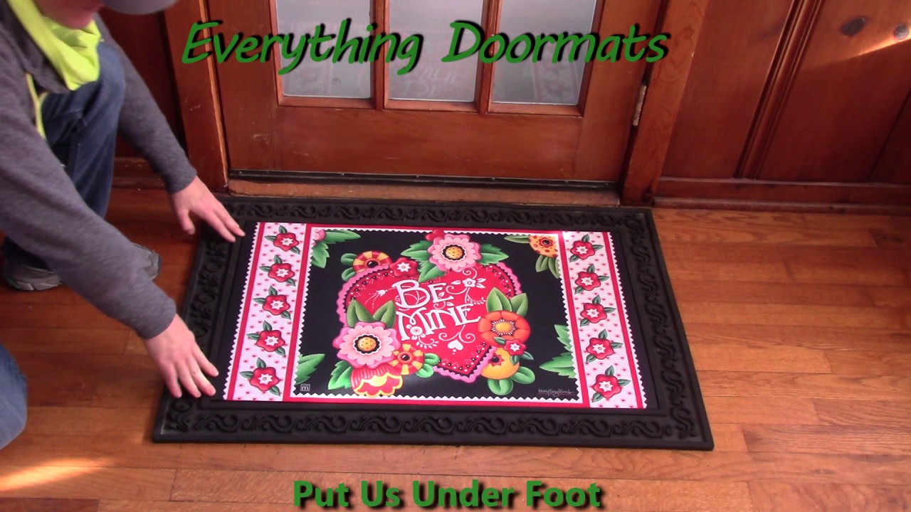 Valentine Be Mine MatMate Insert Doormat - 18 x 30