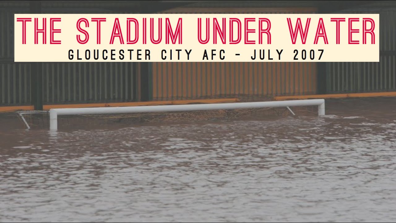 The Stadium Under Water - Gloucester City AFC