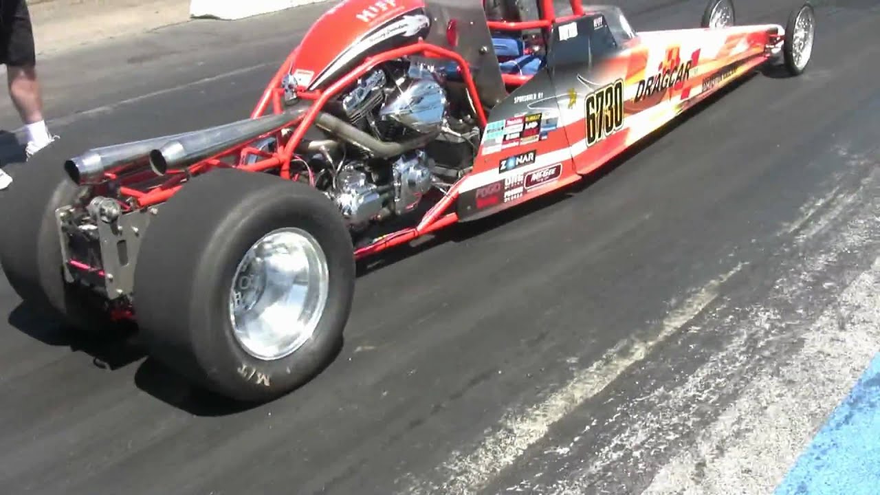 Bruce Adsero harley jr. comp dragster  sacramento 2010 may
