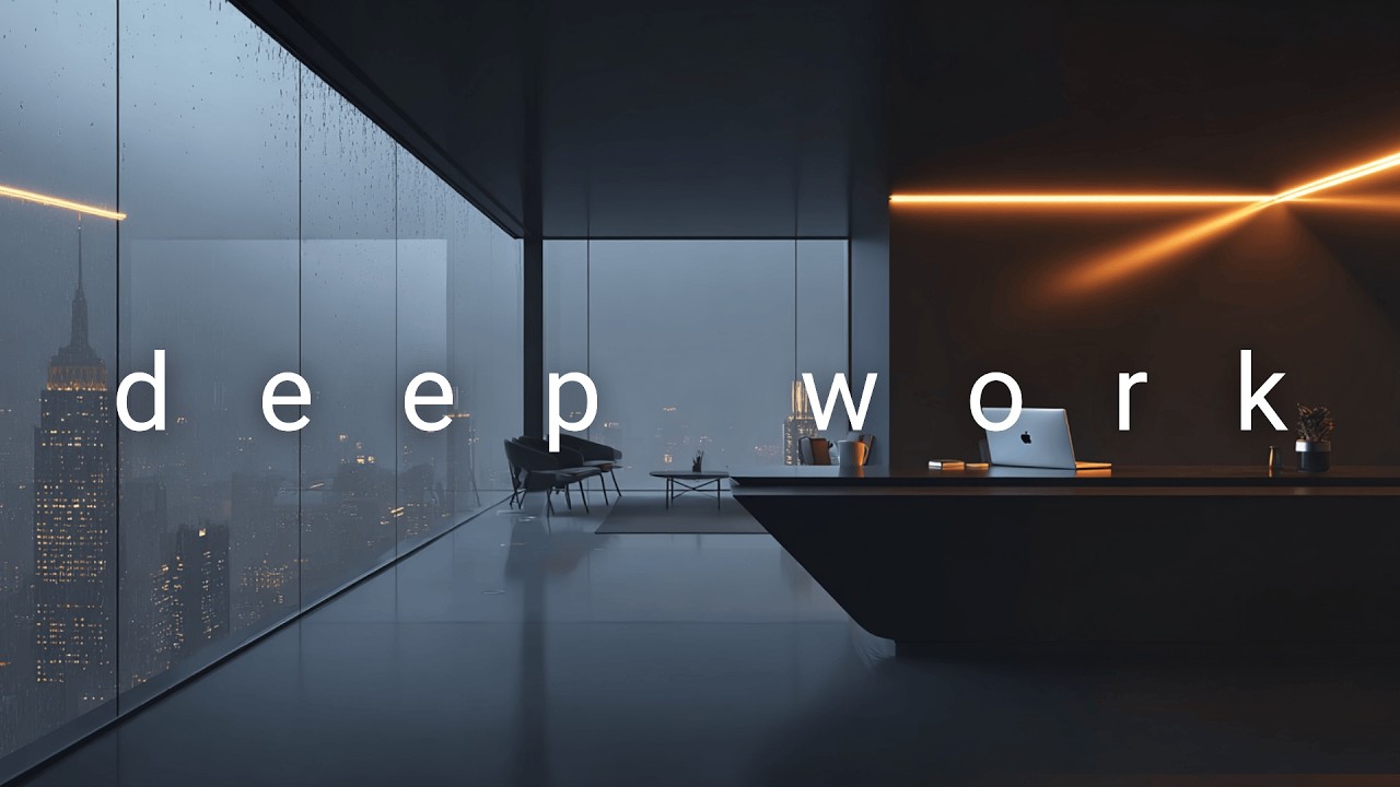 Deep Work Music for Focus ･ Chillout Beats | Study, Coding, Zero Distractions