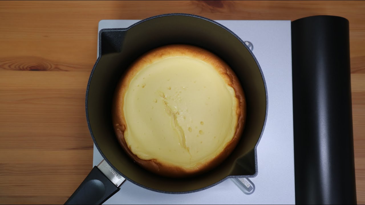 ベイクドチーズケーキをフライパンで作りたい【オーブンなし】