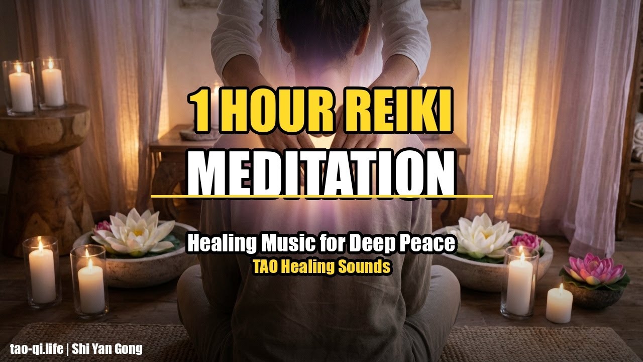 🧘 Reiki Meditation — 1 Hour Healing Music for Deep Peace | TAO Healing Sounds