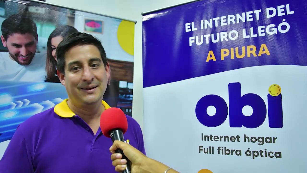 OBI, el internet full fibra óptica llega a Piura