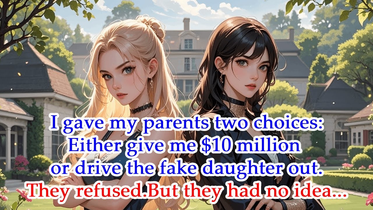 I gave parents 2 choices:Give me $10 million or drive the fake daughter out.They refused.But they...