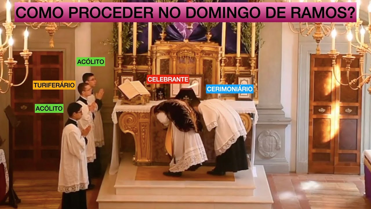 Cerimônias específicas do Domingo de Ramos (rubricas pré-1955)