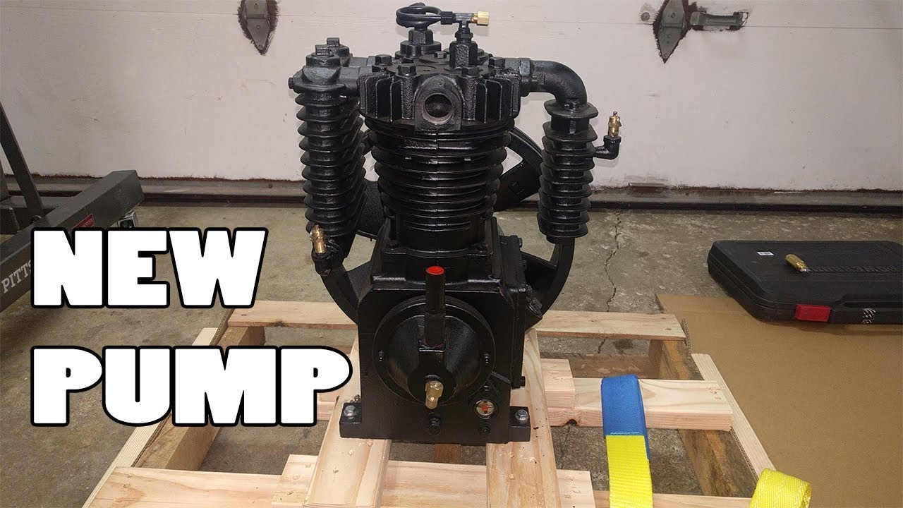 Eaton BARE PUMP Install / 5hp 2 stage compressor