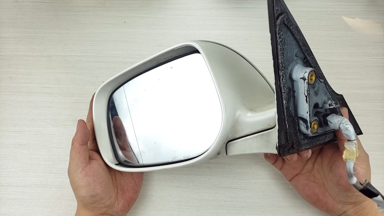 汽车反光镜拆解，看清结构和原理后小问题就能自己动手解决了