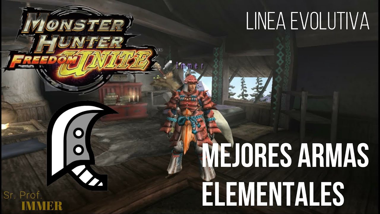Mejores Gran Espada Elementales - Monster Hunter Freedom Unite/MHFU