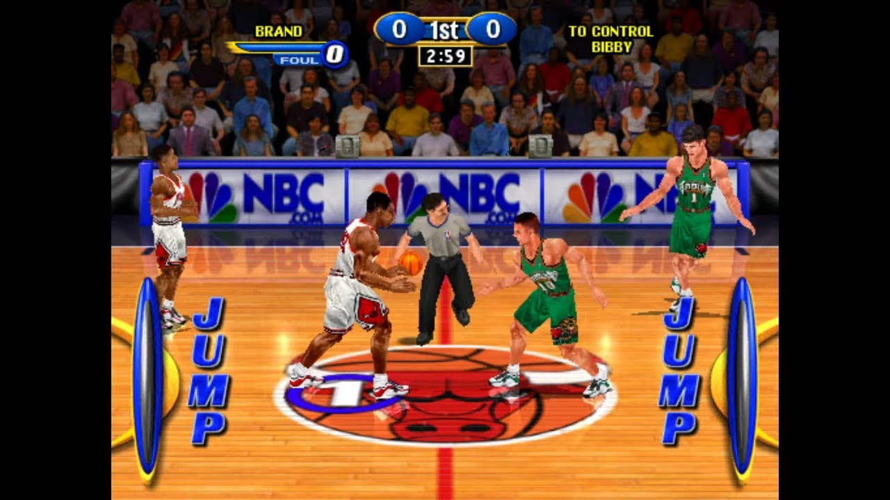 NBA Showtime: NBA on NBC Gold Edition Longplay (Arcade Version)