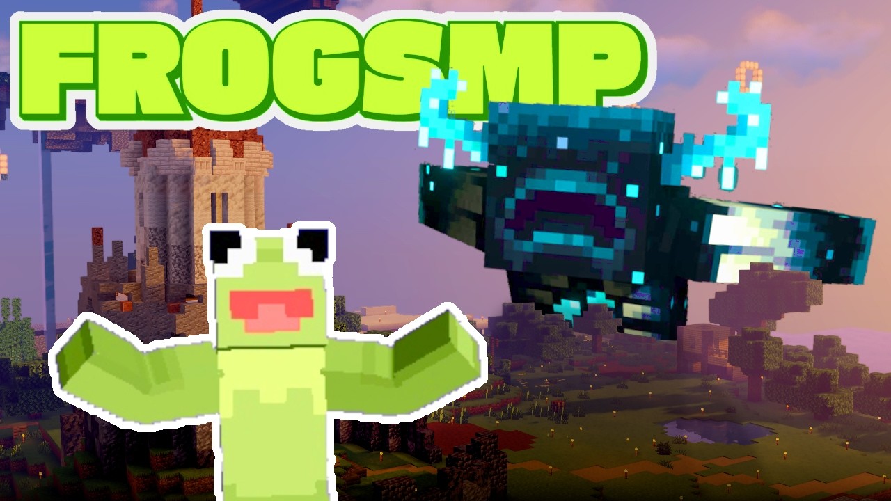 Я разыграл своих подписчиков, используя стражей в Minecraft Frog SMP!