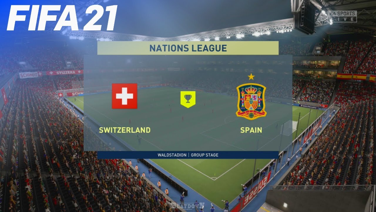 FIFA 21 - Switzerland vs. Spain | Nations League