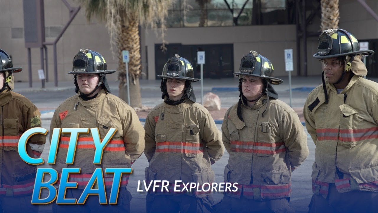 Las Vegas Fire and Rescue explorers learn what the fire service is all about.