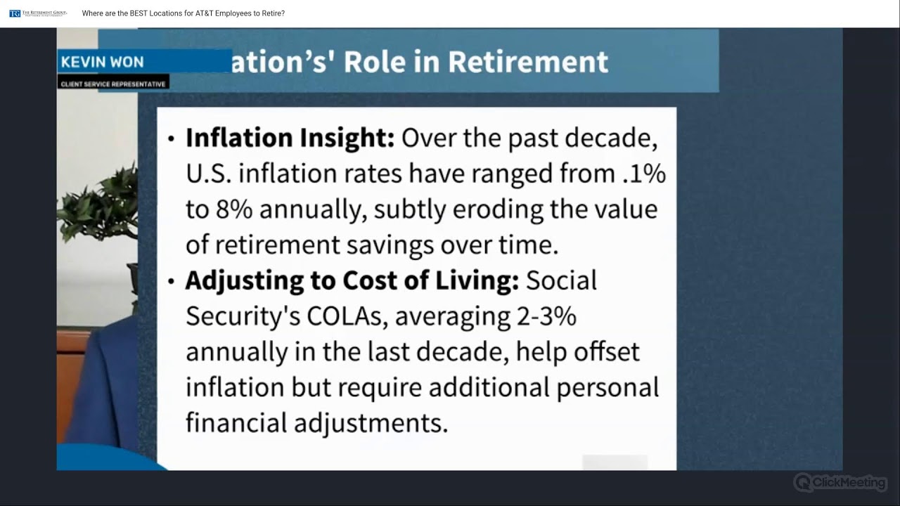 Where are the BEST Locations for AT&T Employees to Retire?