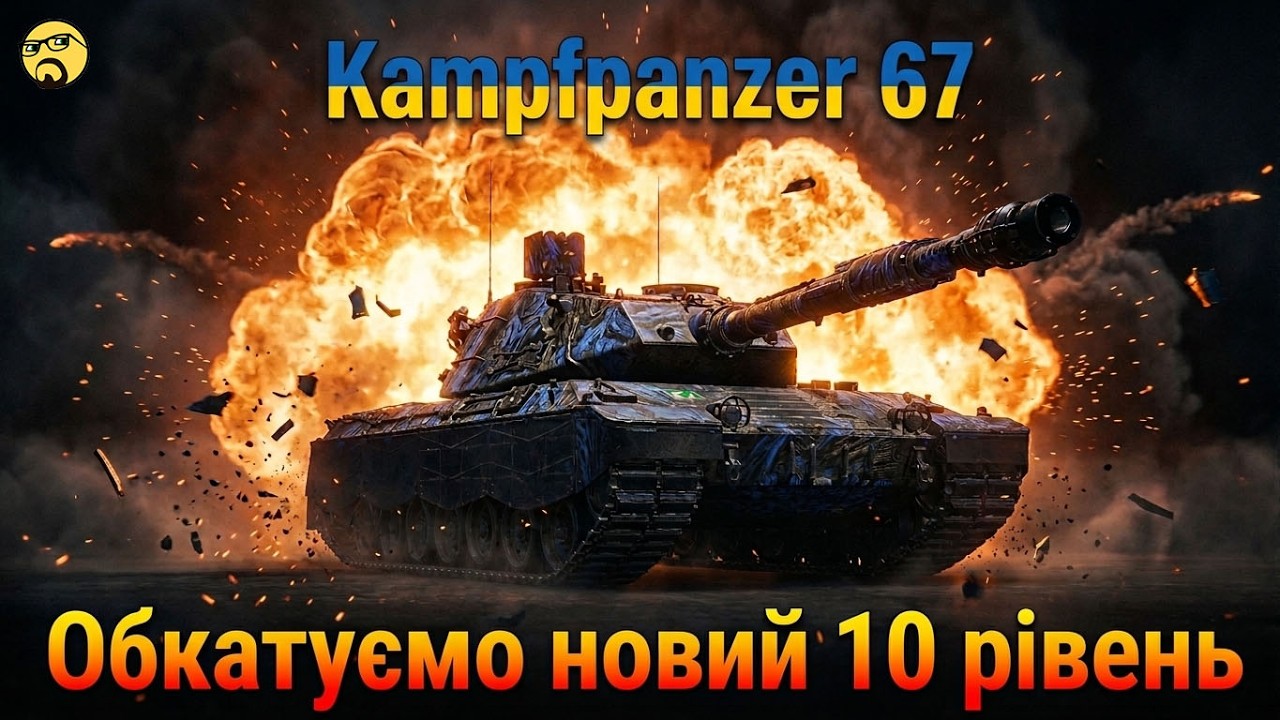 💙💛Kampfpanzer 67 ● Обкатуємо нивинку на тесті + рандом #wotua 💙💛