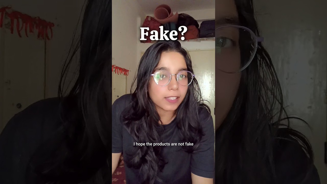 *Smytten* trial products!✨*fake or real*😳❌#smytten #skincare #hostellife #shopping #ytviral #shorts