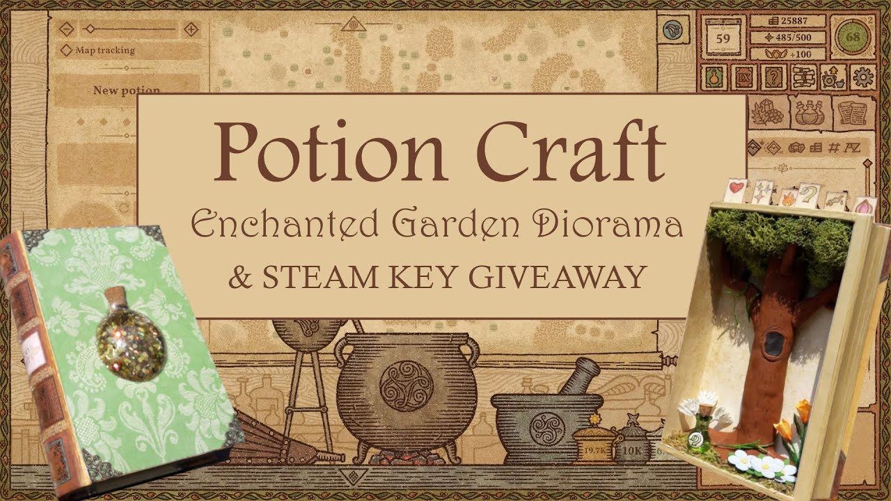 POTION CRAFT 2023 fan art diorama showcase plus giveaway! ALCHEMIST SIMULATOR