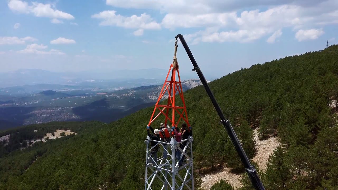 Yüksek Gerilim Direkleri Nasıl Örülüyor?