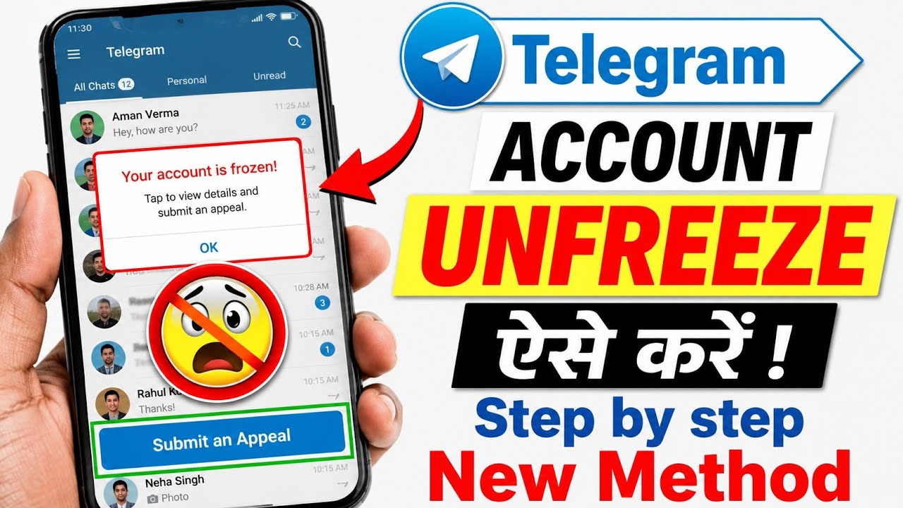 How to Unfreeze Telegram Account (2026) | Fix Frozen Telegram Account via Support Form & Email