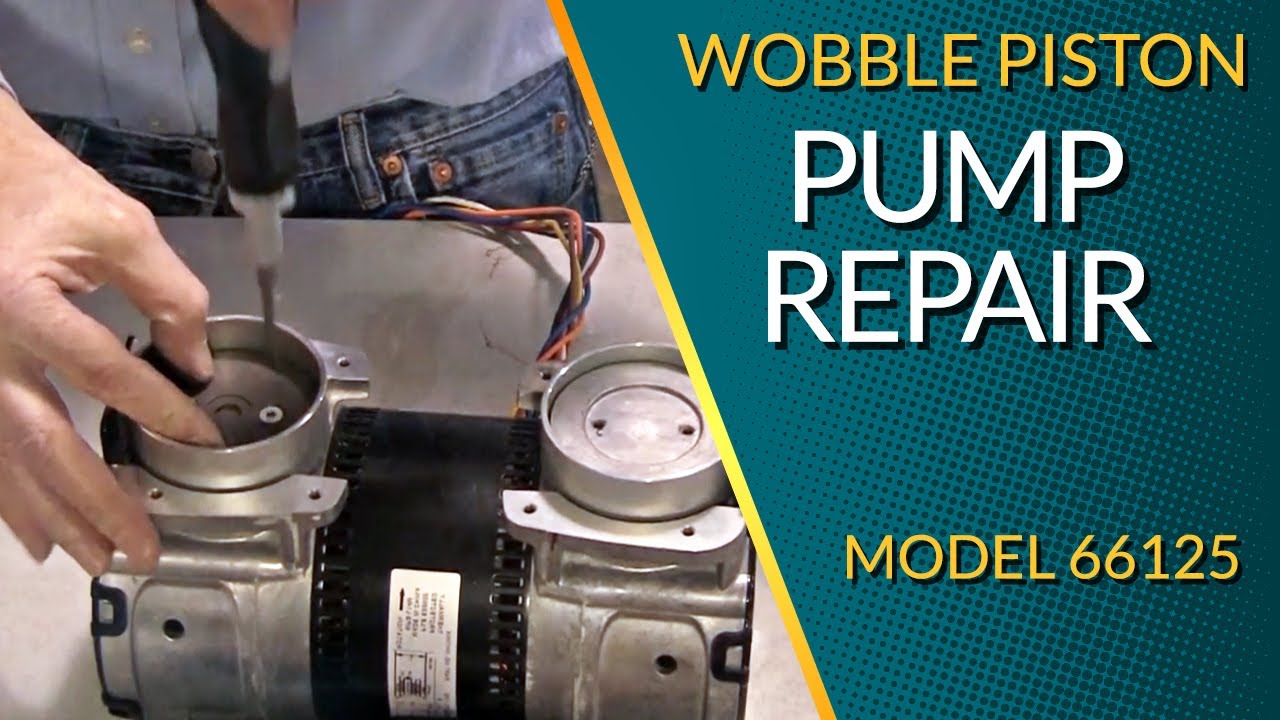 How To Rebuild Wobble Piston AC Vacuum Pump 66125