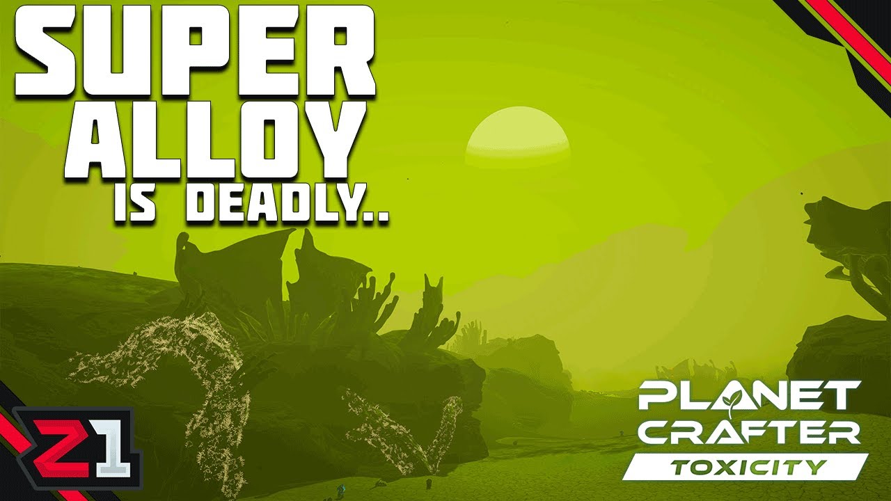 The Journey For SUPER Alloy And Launching ROCKETS! Planet Crafter Toxicity Fresh Start