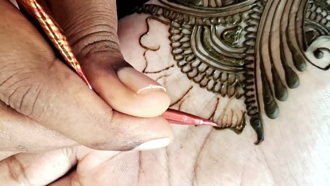 Stylish arabic design ll front hand mehendi design ll beautiful henna design  l mehendi ka design..