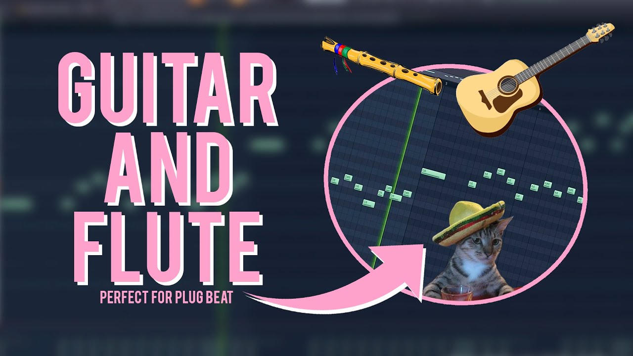 MAKING A TRAP BEAT WITH GUITAR AND FLUTE *NO SAMPLES* | FL STUDIO 20