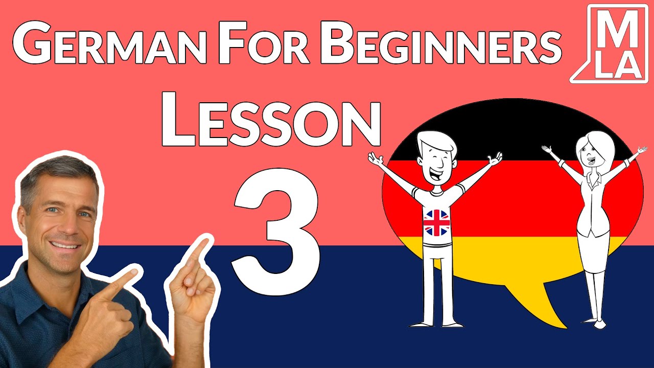 🇩🇪 German for Beginners | A1-A2 | Lesson 3 | Marcus´ Language Academy