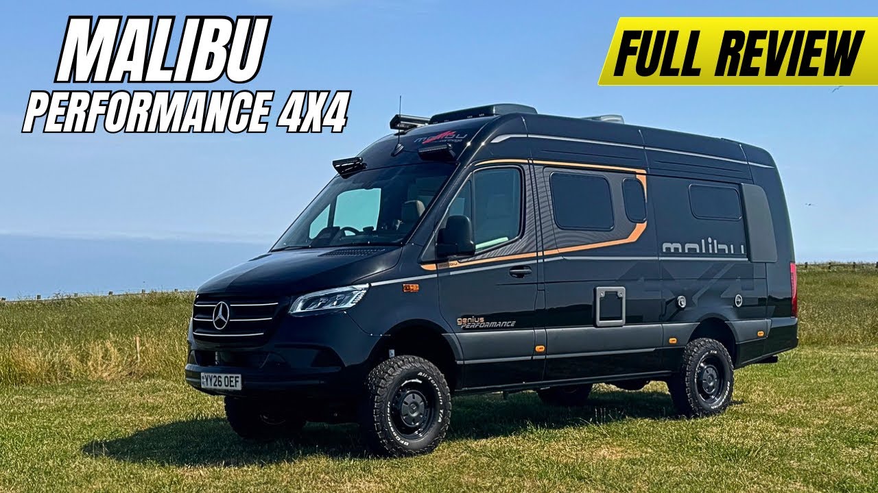 NEW Malibu Genius PERFORMANCE 4X4: AWD Off Grid Campervan