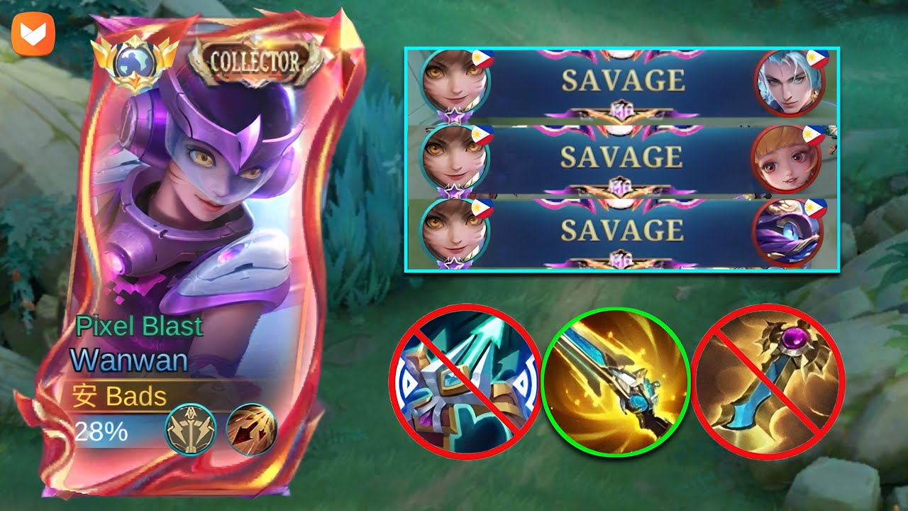 THIS NEW META WANWAN BUILD IS REALLY BROKEN!! FOR UNLI-SAVAGE!!🗿