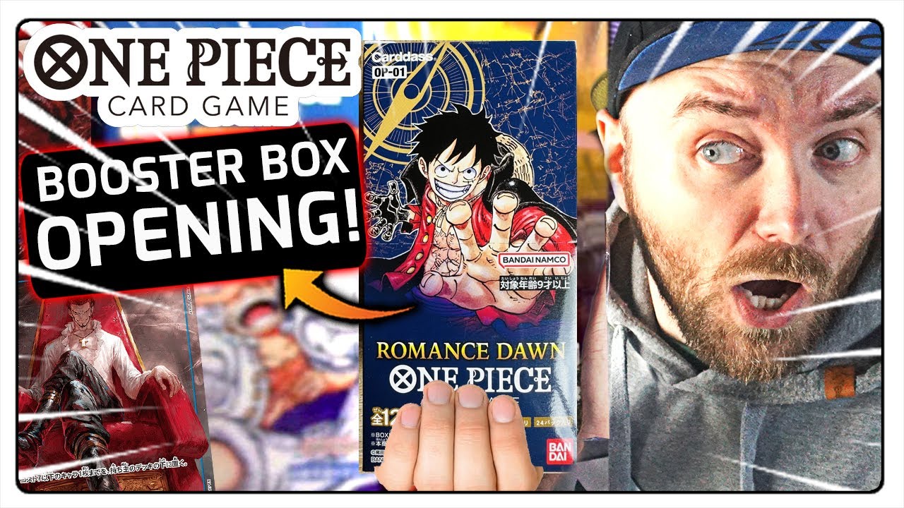 *PIERWSZY* ONE PIECE OP-01 ROMANCE DOWN BOOSTER BOX! OPENING