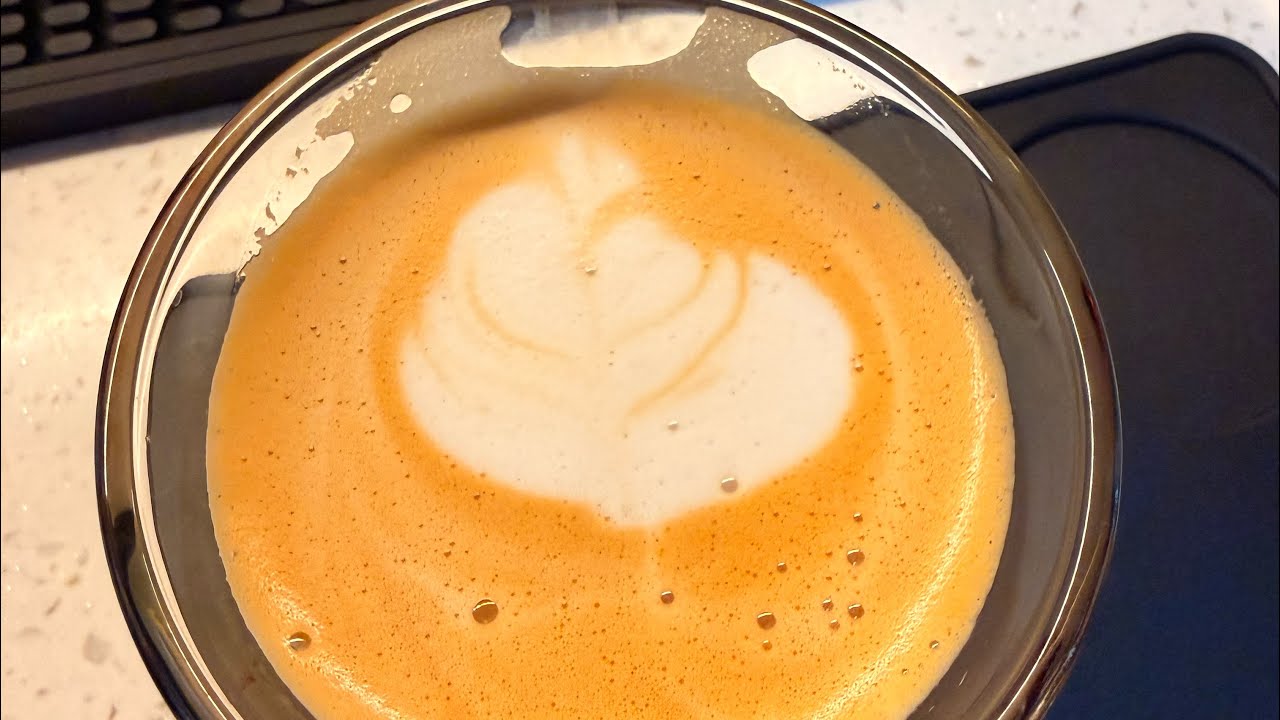 Oat Latte Workflow on La Marzocco Linea Micra