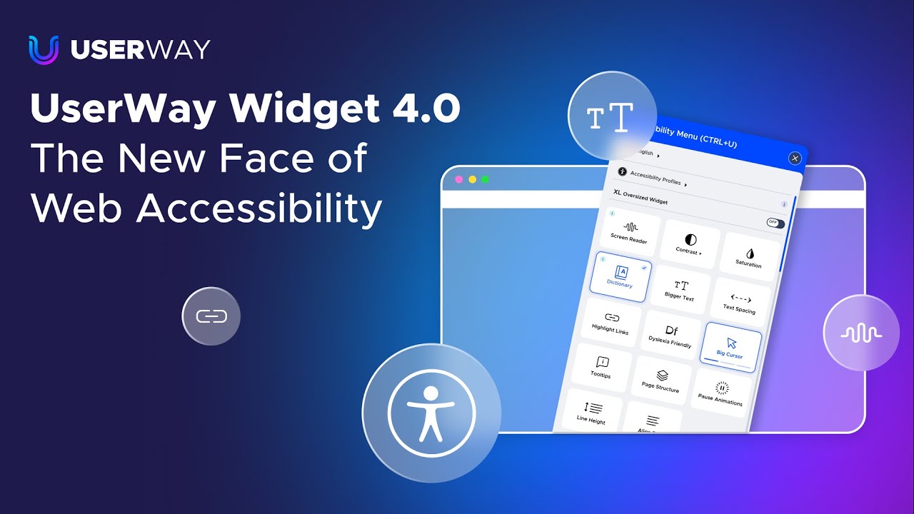 UserWay Widget 4.0 - The New Face of Web Accessibility