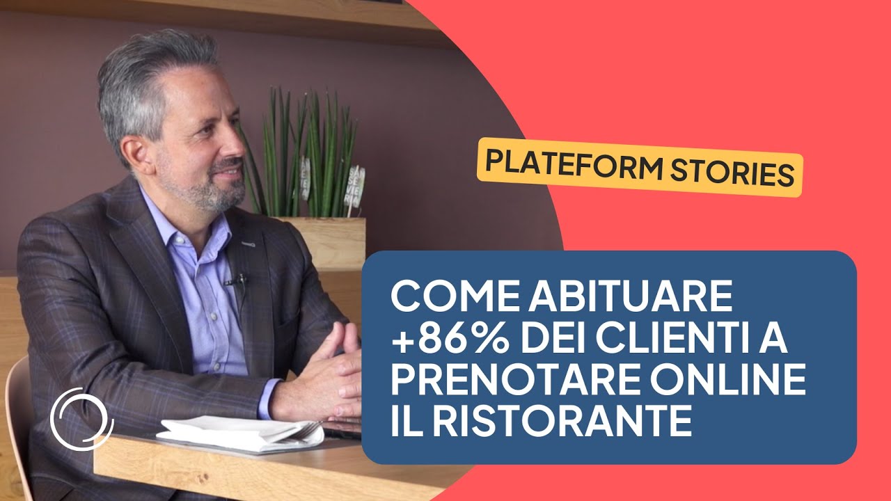 Come abituare pi&ugrave; dell'86% dei clienti a prenotare online il #ristorante | #plateform