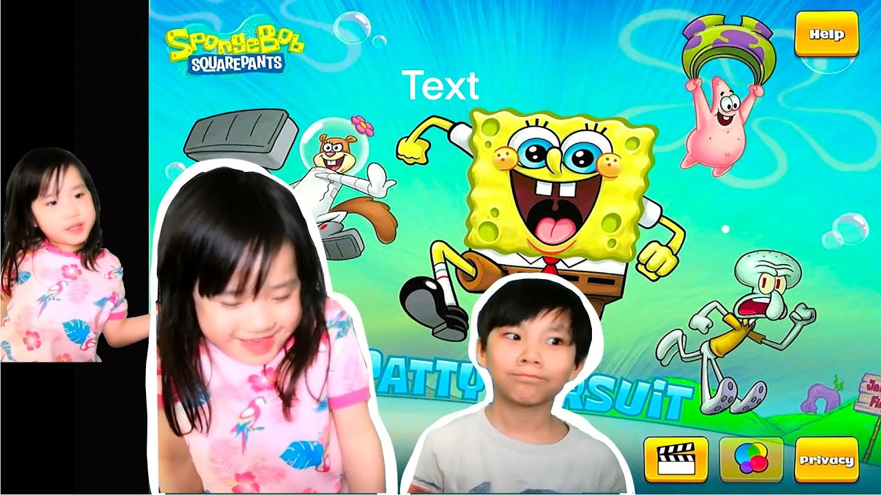 SpongeBob Patty Pursuit awesome gameplay with Leo and Ella | Apple Arcade | Family Fun