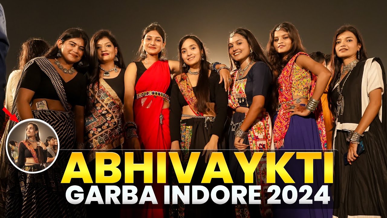 ABHIVYAKTI GARBA INDORE 2024 || PRIYA SOLNAKI VLOGS || NAVRATRI GARBA PROGRAM 2024