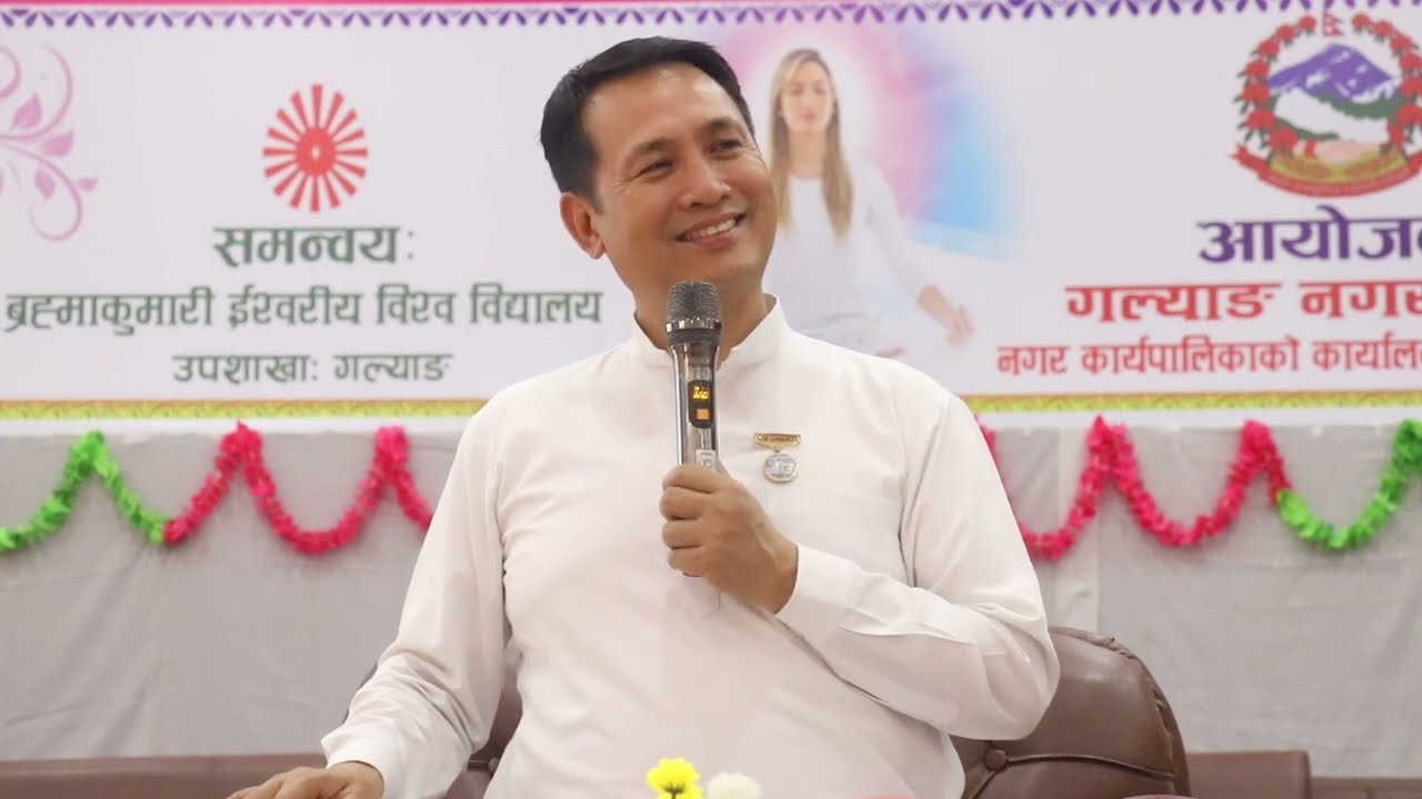 प्रेरक वक्ता  ब्रह्माकुमार राजु घले वरिष्ठ राजयोग प्रशिक्षक