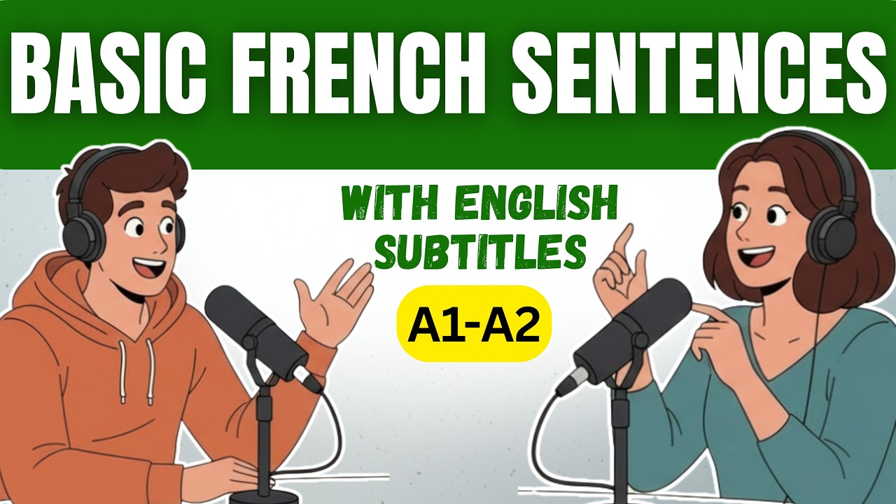 Basic French Sentences for Beginners (A1–A2) | Slow French Podcast