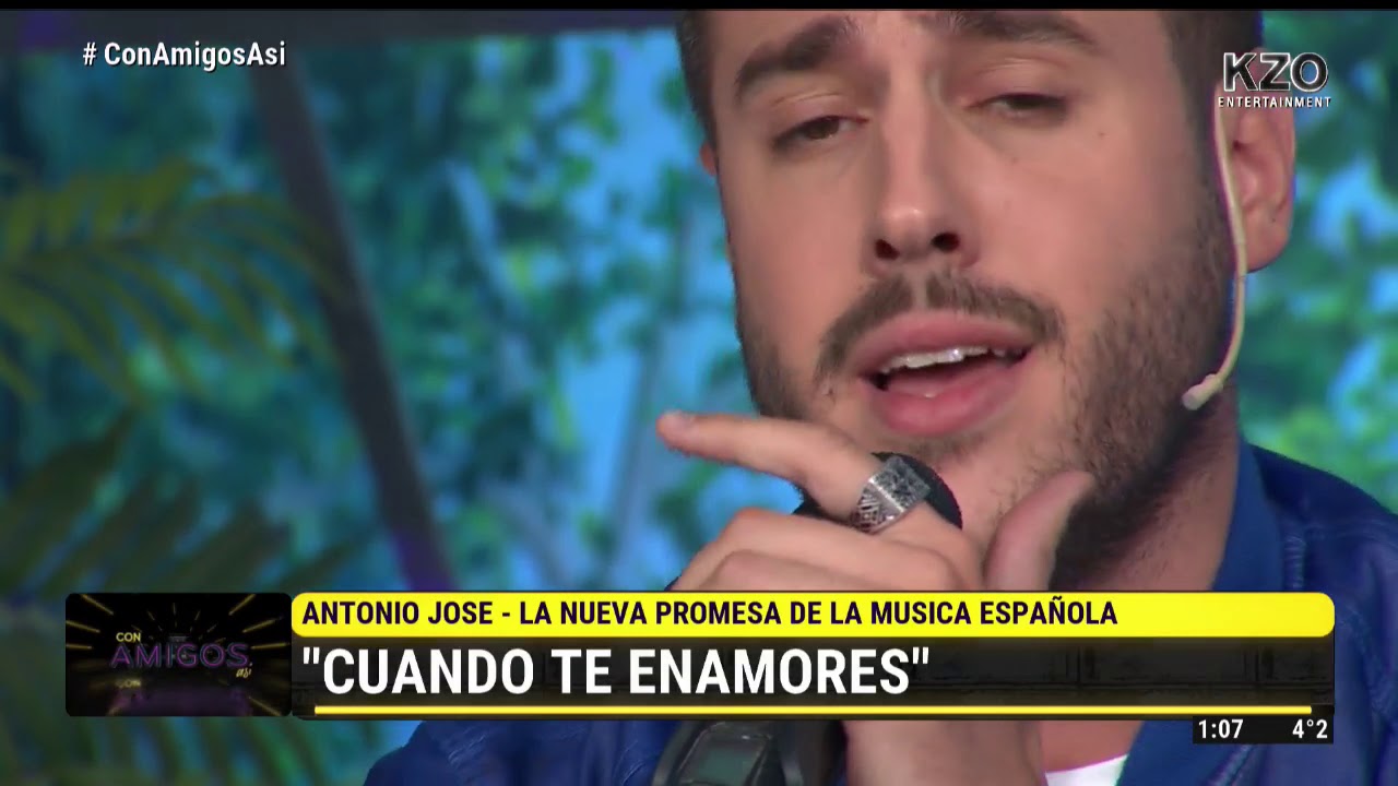 ANTONIO JOSÉ FT. CUANDO TE ENAMORES | en Con amigos así
