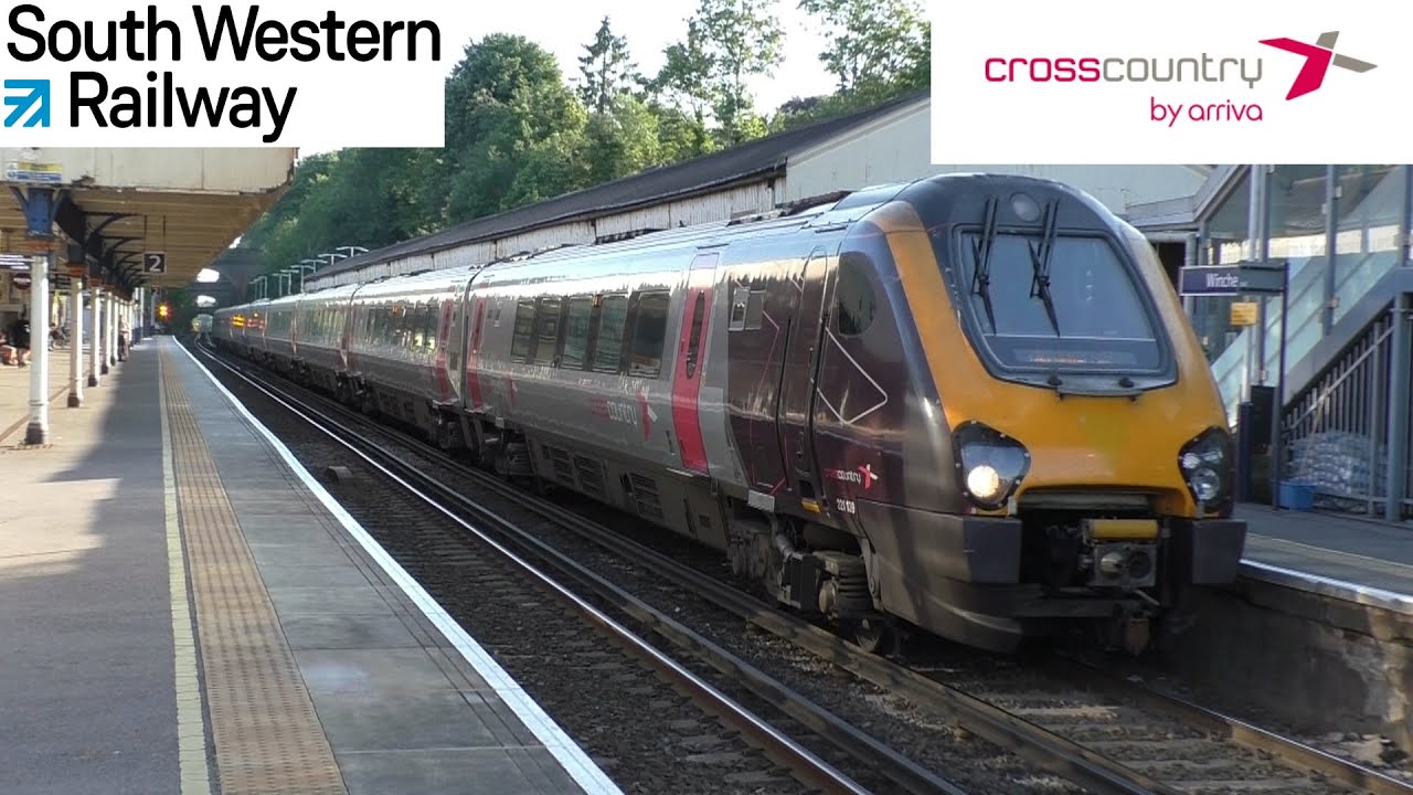 Trains at Winchester, SWML - 25th August 2021