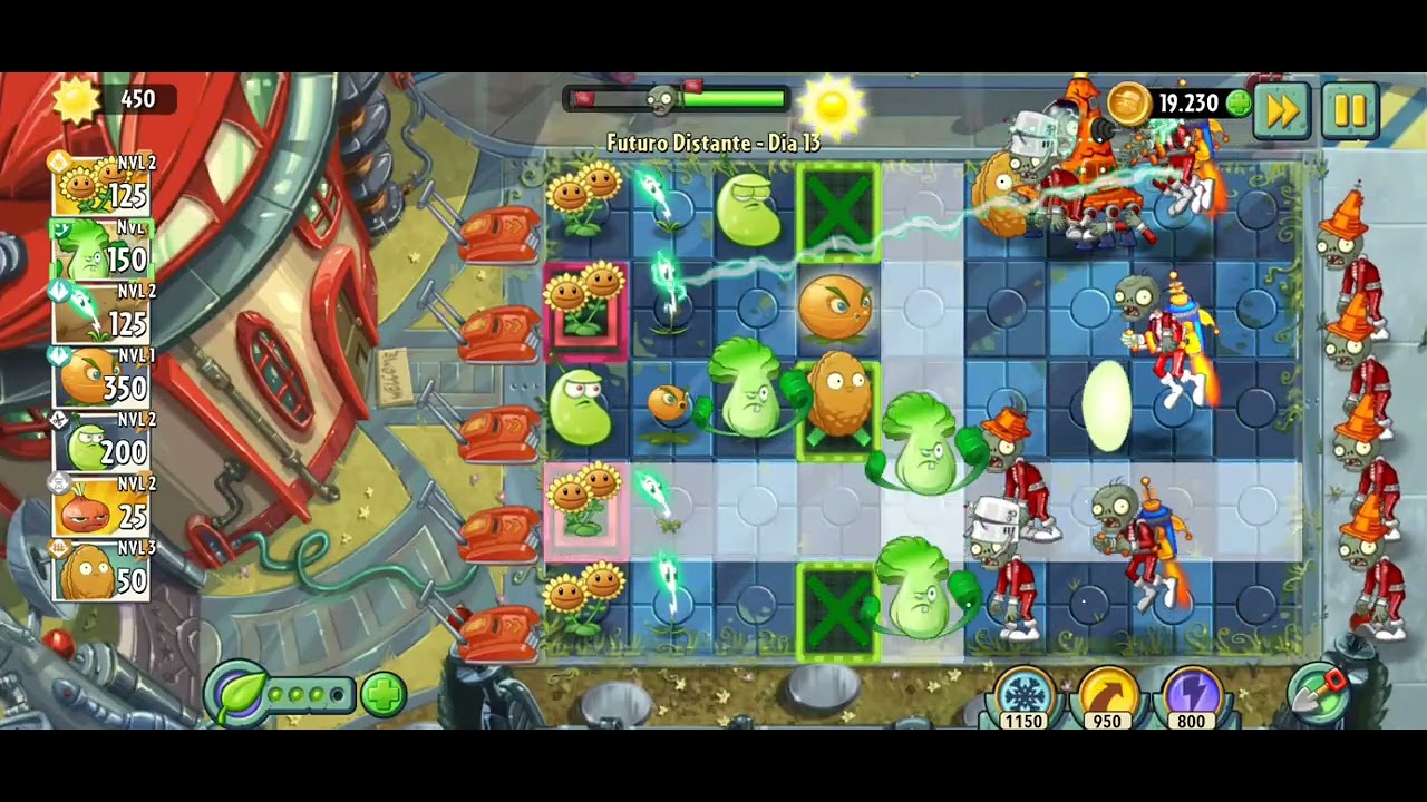 Plantas vs zombis 2 Futuro Distante nova planta #13 