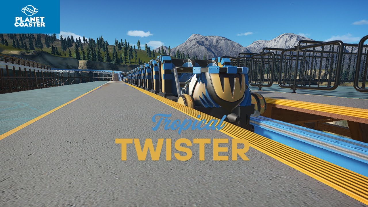 WOULD YALL RIDE THIS ROLLER COASTER CALLED TROPICAL TWISTER