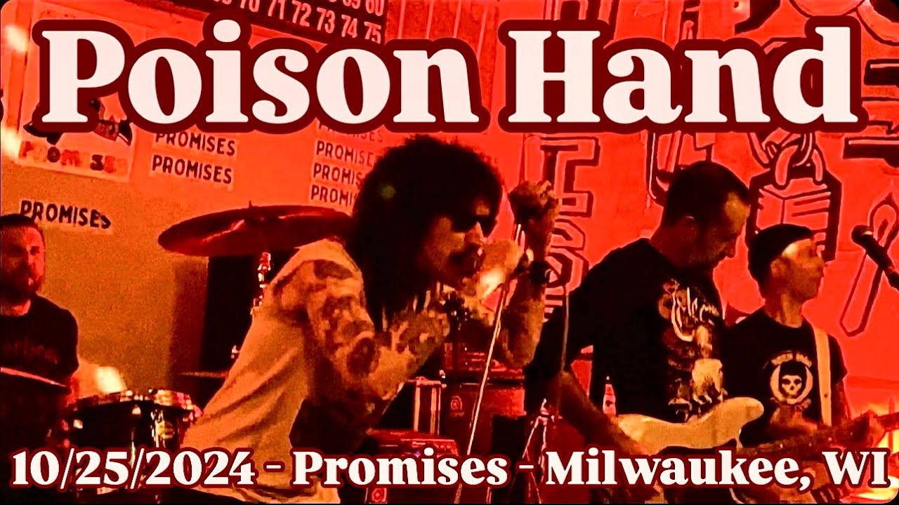 POISON HAND - Full Set (Live) - 10/25/2024 - Promises - Milwaukee, WI